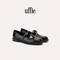 UFFIE于绘 亮面圆头笑脸鞋