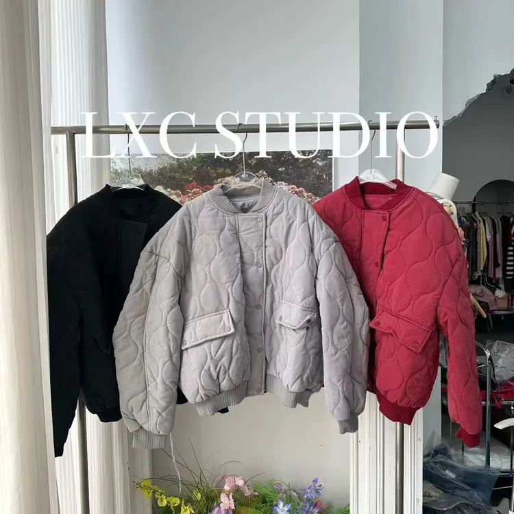 YA-【7235】早已自留·不挑性别扩版纯色棒球服外套