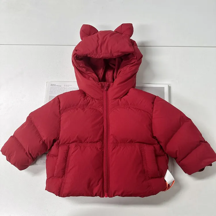 暖暖暖 加厚充绒量 | 小洛妈 | 精灵耳 泡芙 羽绒服L9童装汉服