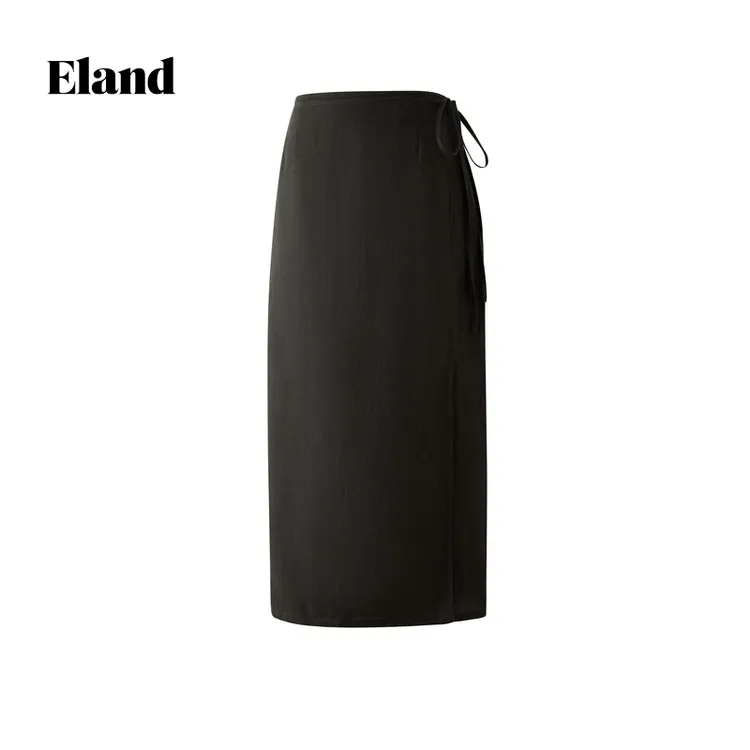 Eland衣恋半身裙女修身显瘦直筒裙秋季新款EEWHF38M02