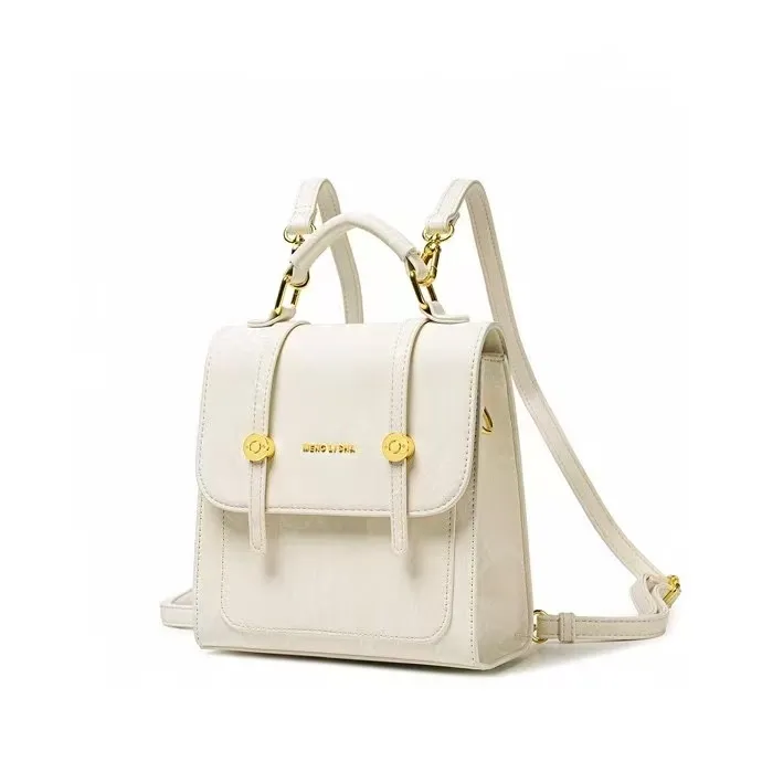 2025新款女生小型背包时尚百搭双肩包轻便学院风简约逛街斜挎包包