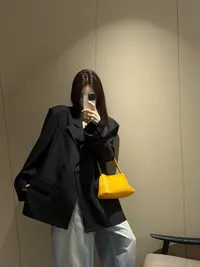 【夹子】至简张力 极简廓形西装慵懒百搭显贵重工西服通勤显瘦外套