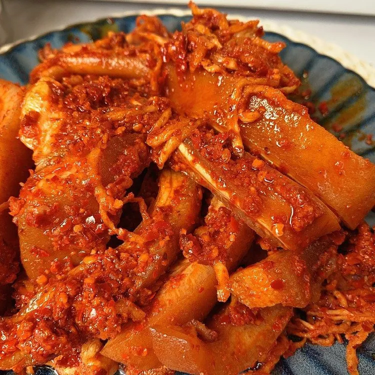 傣味萝卜丝酸肉云南临沧耿马孟定特产腌猪头肉酸面肉鲊面肉下饭菜
