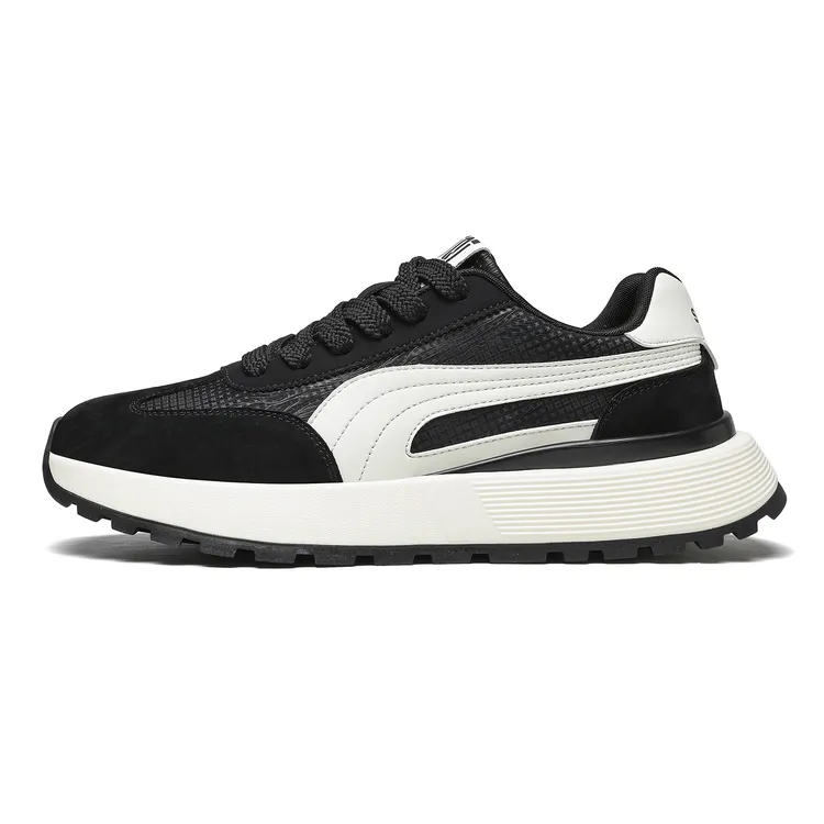 男士秋冬季真皮百搭休闲潮流学生轻软底增高防滑运动鞋跑步潮男鞋