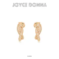 镀K金 925银针【雪豹】法式轻奢气质高级感耳环 B13H36