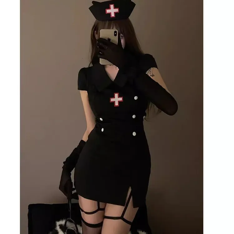 内衣性感日系护士制服套装医生万圣节纯欲睡衣