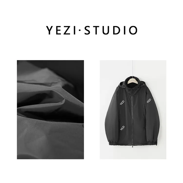 【都市猎人】轻量户外羊.毛颗粒绒防泼水隐藏风帽棉服外套25405002