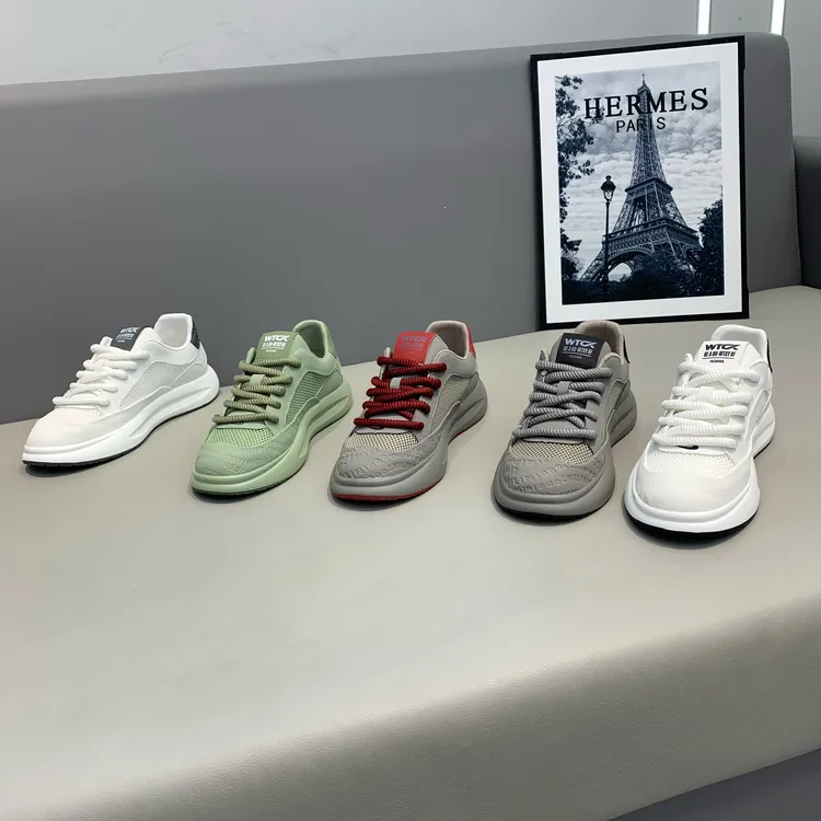 春夏新款休闲男鞋透气时尚网面运动鞋【皮鞋尺码】229