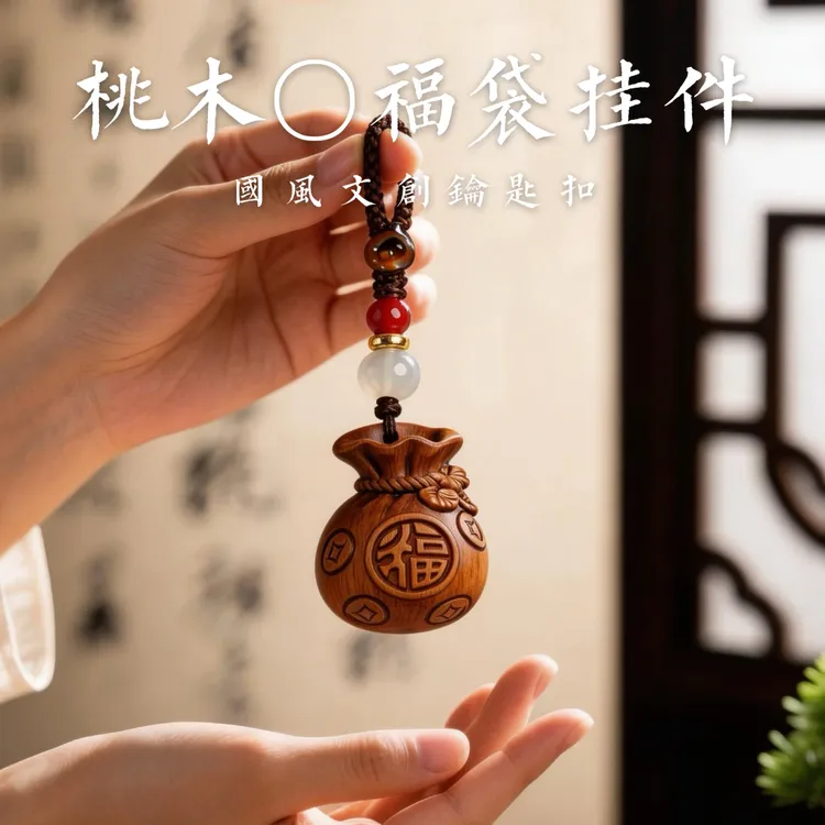 吉照【先生推荐】2026马年普陀手作福袋纳财进宝生肖车载挂件商品图