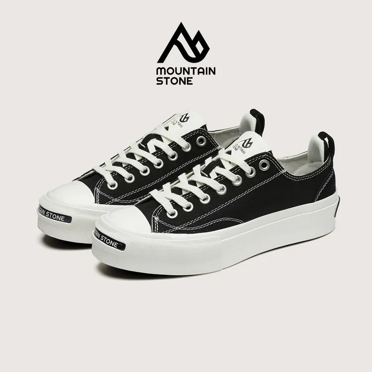 MS Mountain Stone 001首发曹岩帆布板鞋2025新款男女运动休闲鞋