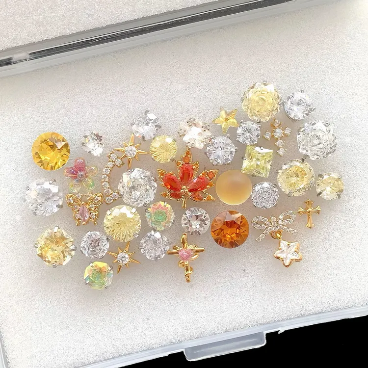 钛钢耳饰 枫叶故事RINGRING钛钢耳钉养耳洞耳骨钉金色耳饰耳蜗钉