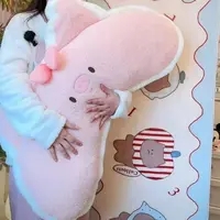 可爱动物长条靠枕女生睡觉夹腿床上腰靠毛绒玩具公仔玩偶布娃娃