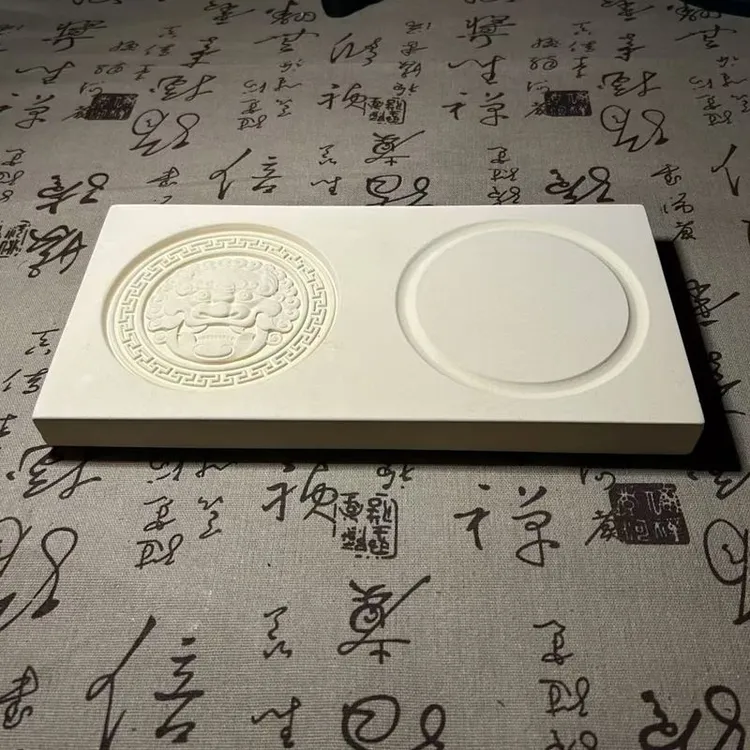 【圆融】茶盘吸水粗陶汉陶复古国潮手工干泡台汉陶功夫茶创意速干