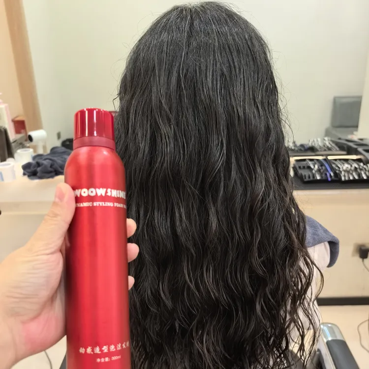 泡沫发蜡女士卷发蓬松自然男士定型发胶保湿泡泡弱定型泡沫发蜡