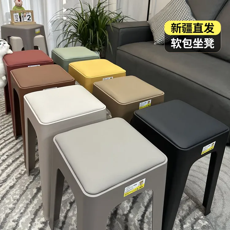 【2张起包邮】新疆包邮软包凳面加厚餐桌凳子适合搭配各种风格餐凳