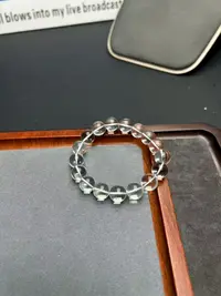 天然白水晶12mm单圈手串