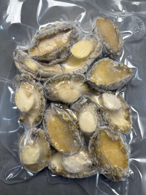 【顺丰包邮】冻鲍鱼肉手工去壳去内脏约12头