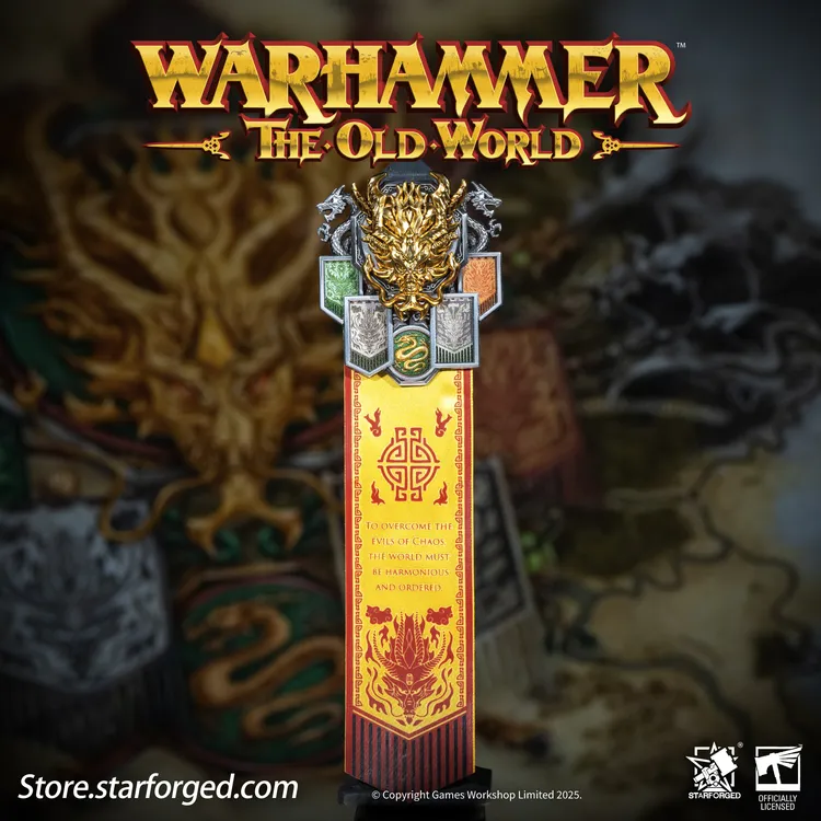 Starforged星辰铸造中古战锤周边胸针挂饰震旦列省旌旗龙帝徽章