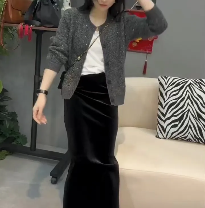 新款气质时尚洋气韩版套装1798