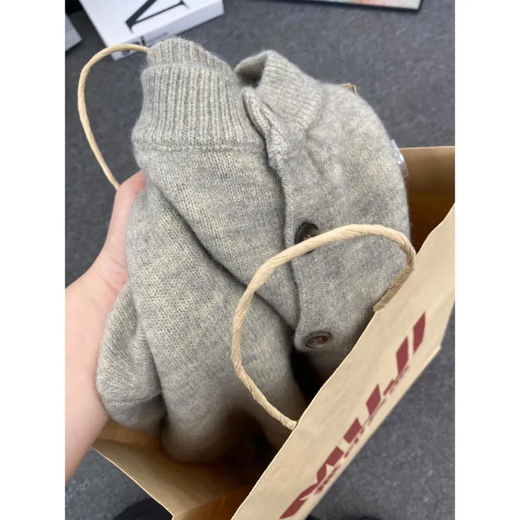 亨利领毛衣男款秋冬季复古cleanfit针织衫高级感POLO美式线衣外套