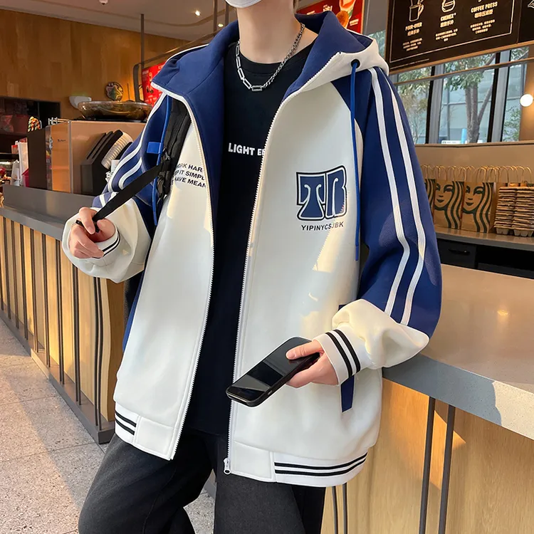 春秋季青少年百搭棒球服外套男孩高初中学生夹克15岁帅气大童男装