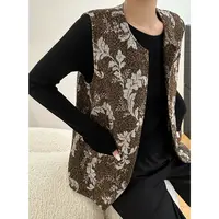 紫紫 沉香马甲 中古美学定制vintage手工复古背心马甲ZD09WZYL711