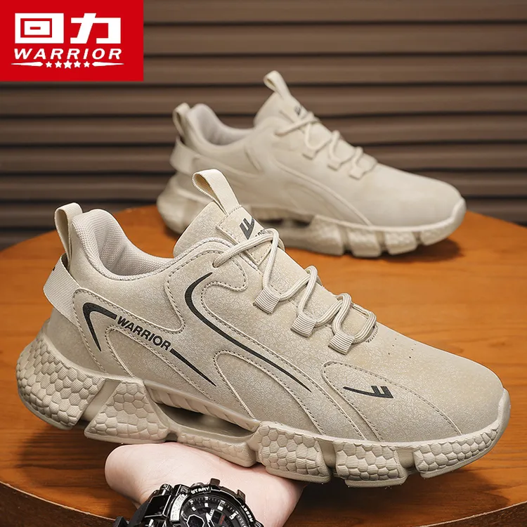 回力鞋子男款爆款2025新款冬季皮面防水工作上班轻便软底劳保潮鞋