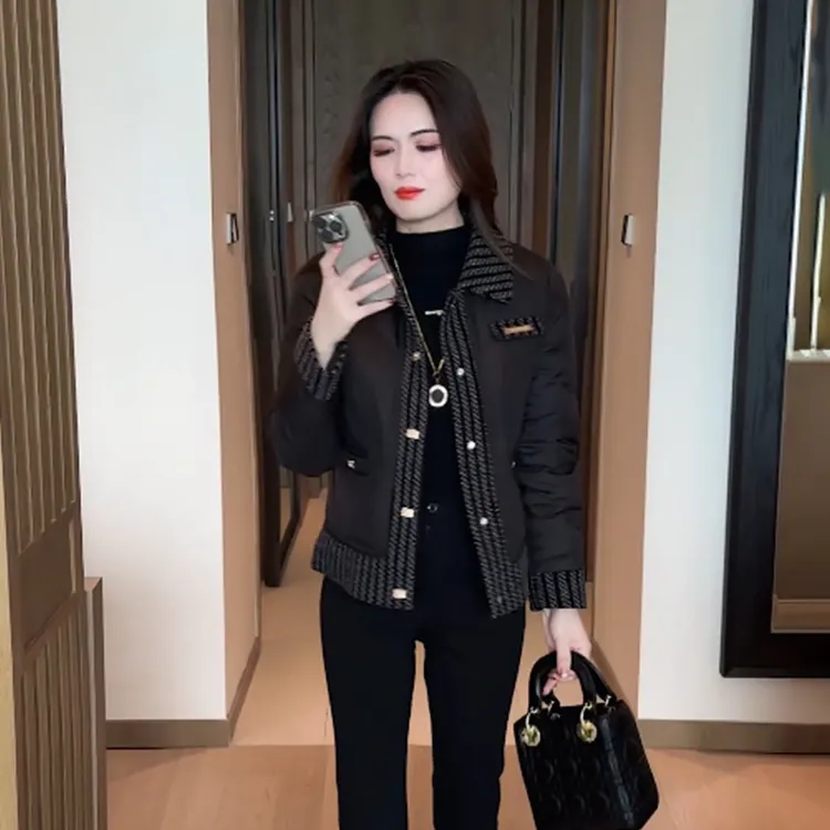 保暖棉衣外套冬装2025新款今年流行时尚小个子棉服洋气质女装棉袄