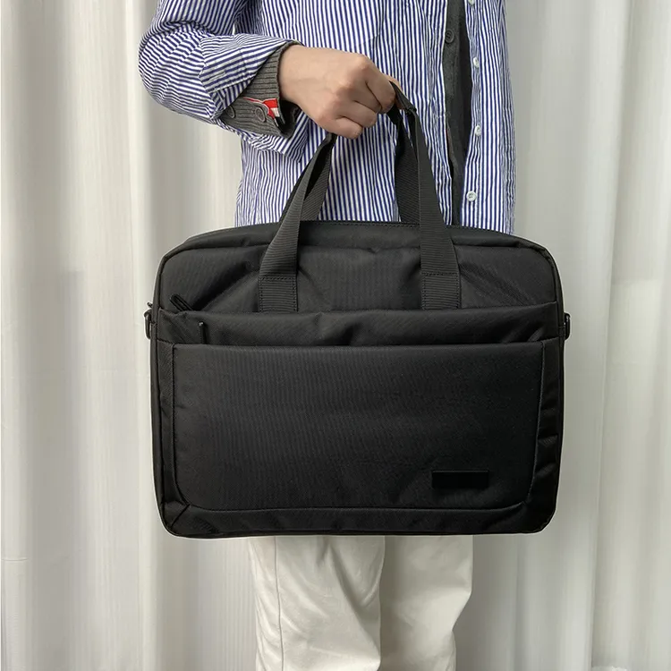 男包时尚轻便手提包商务公文包男士通勤包文件单肩包斜挎包2357