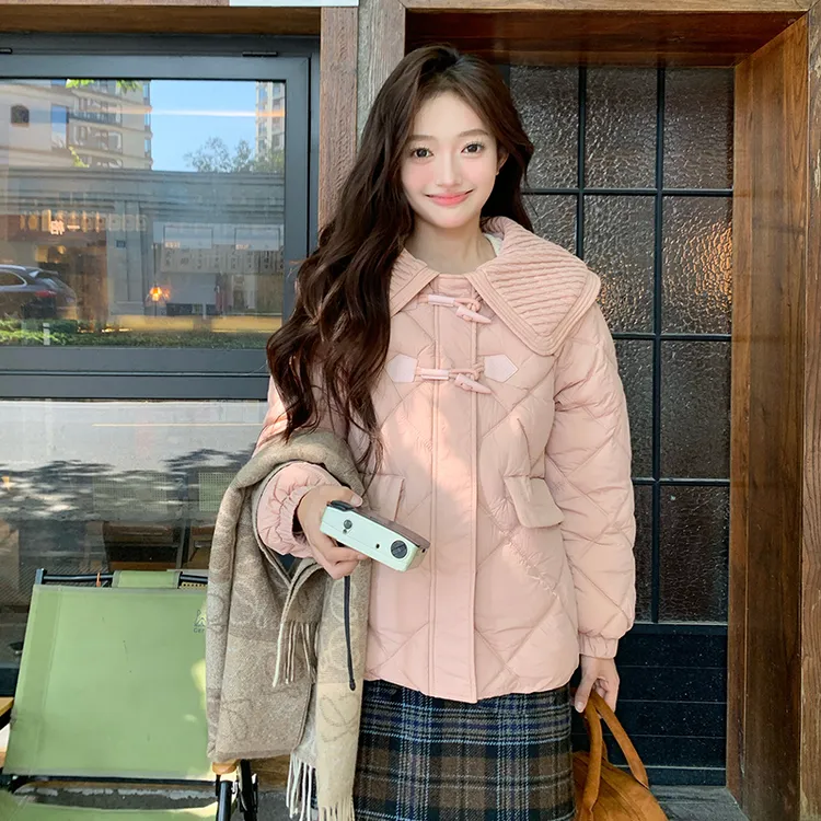 2025年新款棉服女短款小个子韩版宽松加厚连帽面包服保暖
