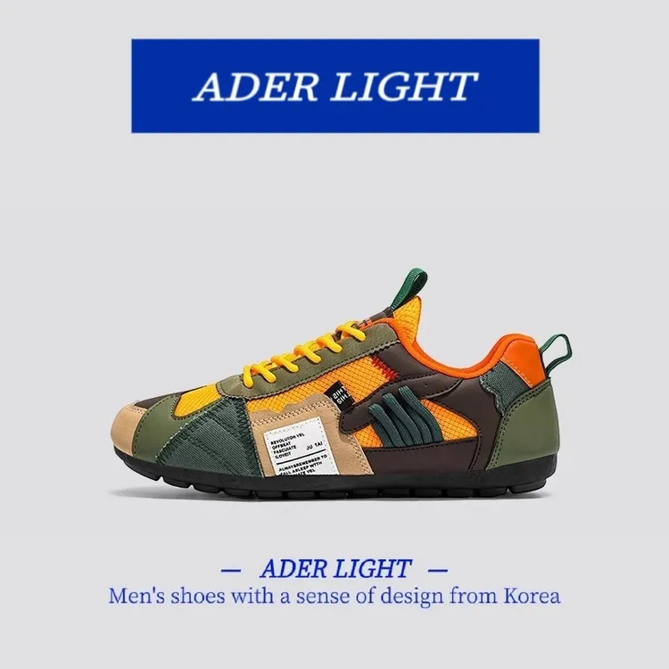 [小众潮牌]韩国ADER LT男鞋夏季高端透气厚底男士休闲德训鞋