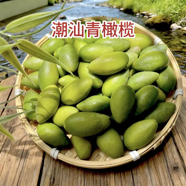 潮汕青枣脆橄榄 马蹄橄榄 生吃酥脆 不甜 新鲜现摘一斤装起