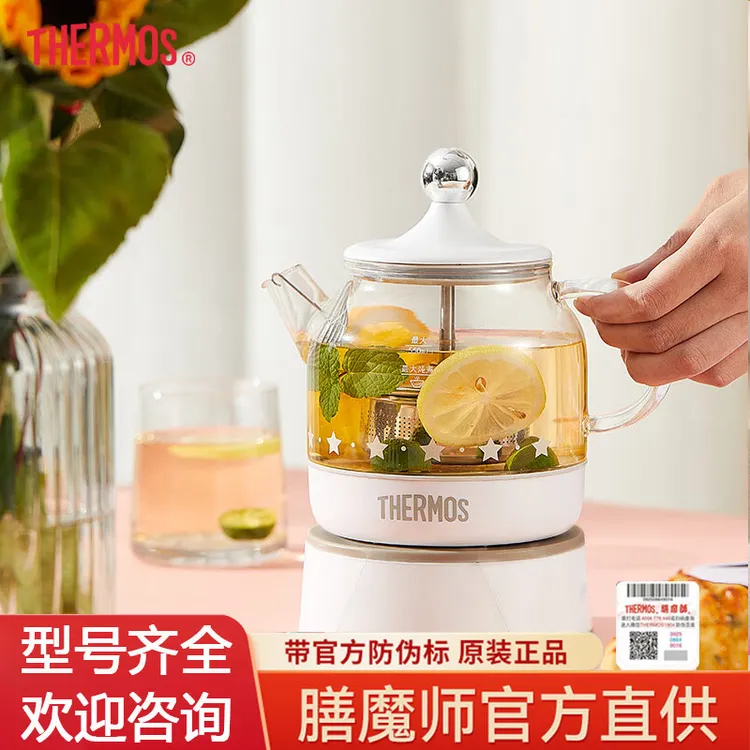 THERMOS/膳魔师迷你养生壶便捷家用办公（白色0.55L）小型全自动