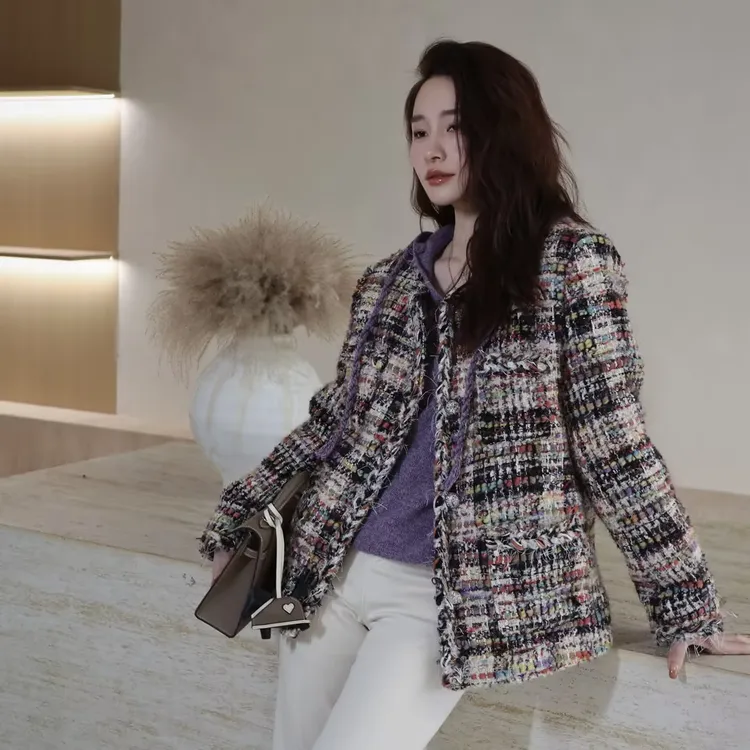 HELA AOMI “调色盘.鹅绒小香”90白鹅绒绵羊毛羽绒服CY5DM95710