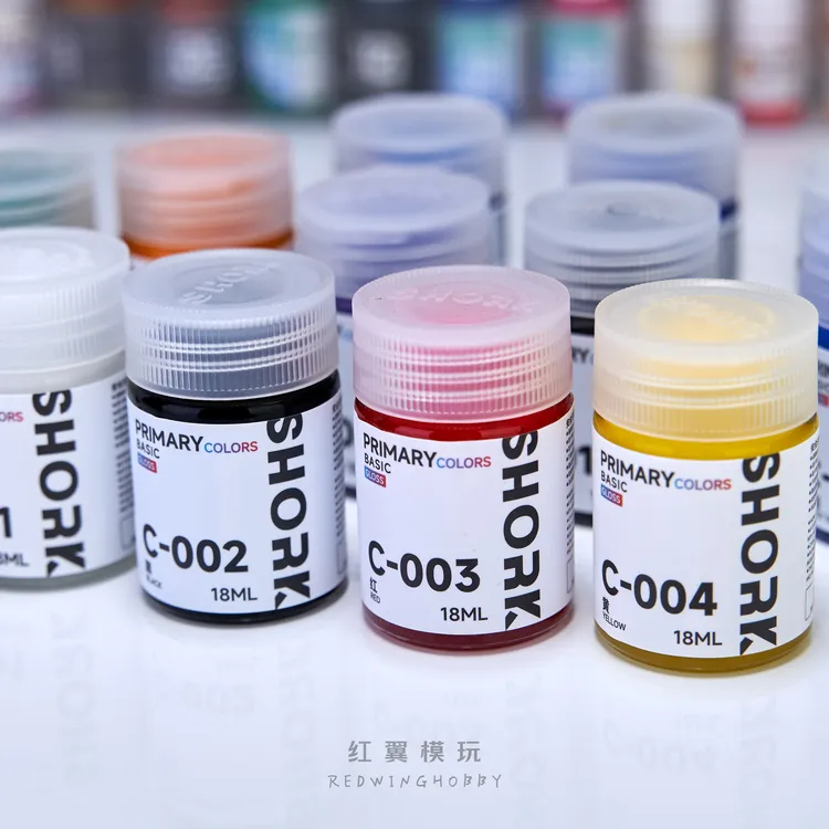 削刻 纯色C01-48 基础色高达喷涂手办涂装上色模型漆油性硝基漆