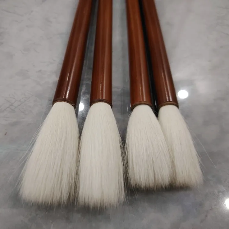 上新 4支烤红竹细光峰大楷纯羊毫出锋4.0-5.0口径1.0-1.1楷行隶篆