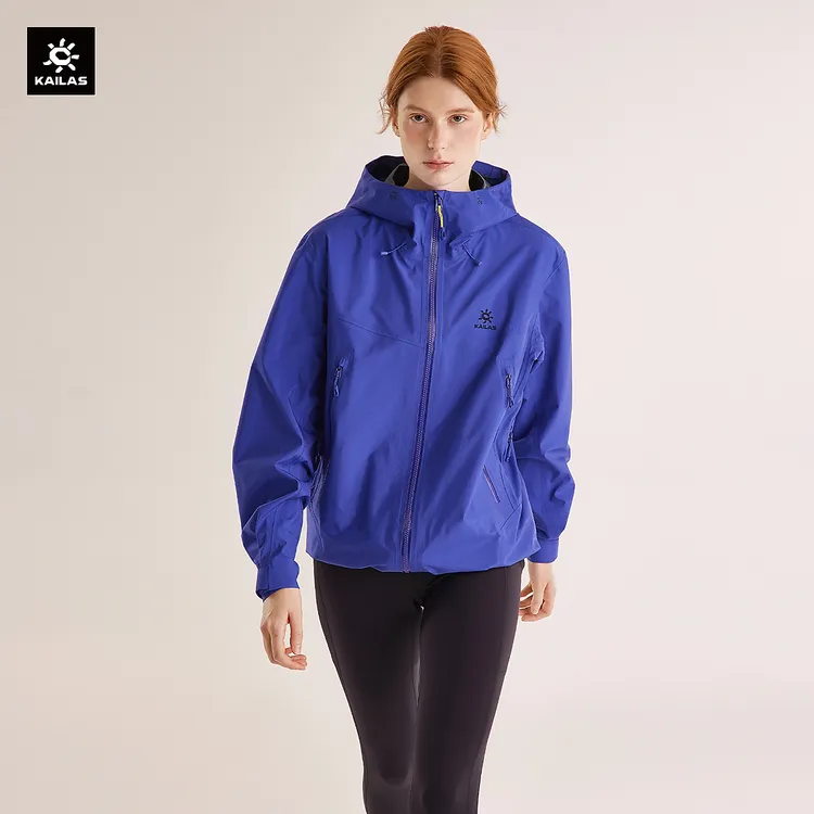 KAILAS凯乐石博格达户外登山防水防风硬壳中性冲锋衣女KG2511126