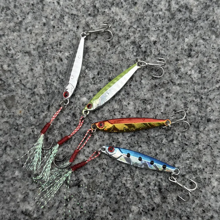 马牌超远投飘落全水层路亚铁板饵钓翘嘴鳡鱼鲈鱼铁板路亚饵