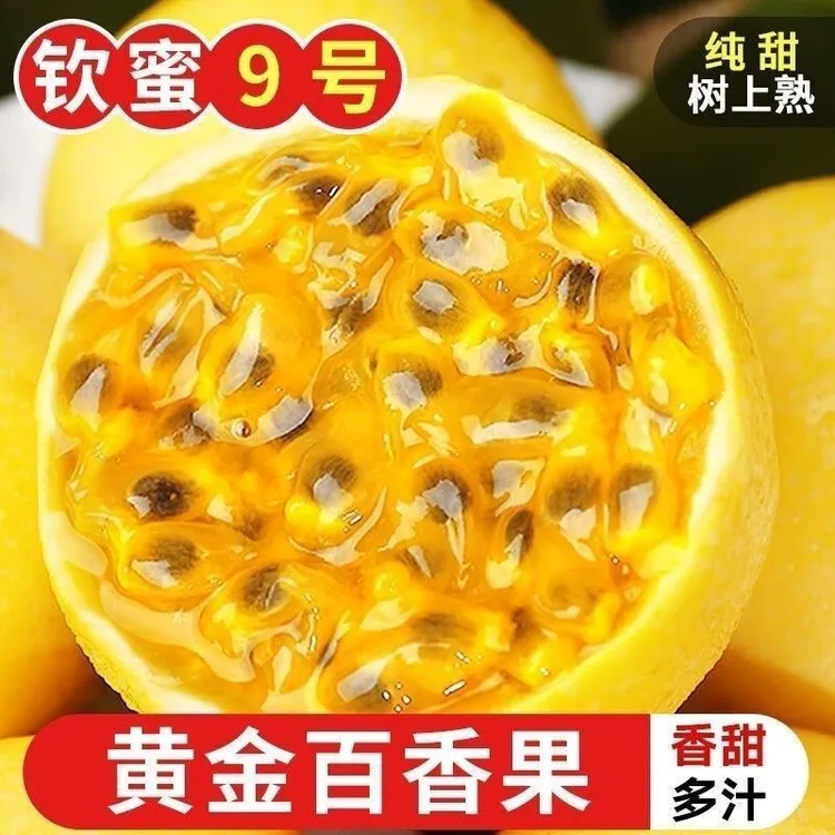 正宗新鲜现摘钦蜜9号百香果当季水果香甜多汁