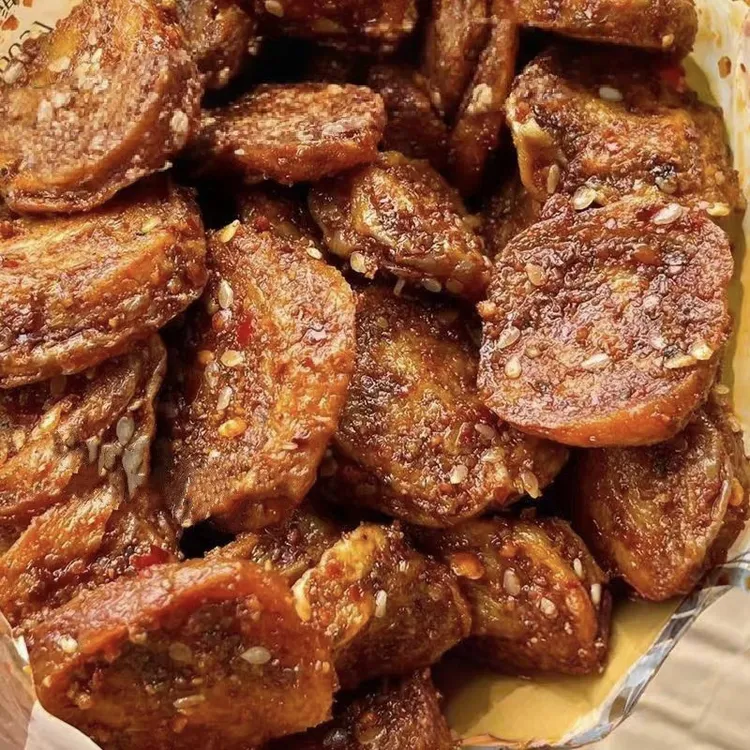 金钱面筋圈网红手把串可用于铁板烧油炸火锅煮的美味小吃素面筋