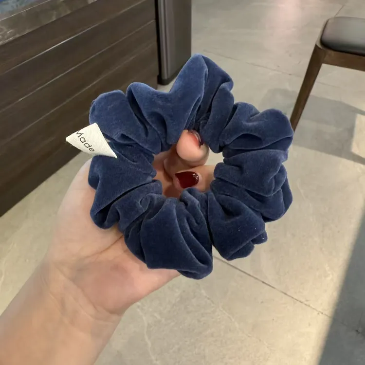 简约丝绒女发圈发绳发饰头饰法式时尚感皮筋韩版头绳