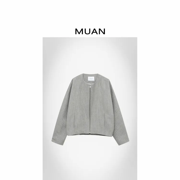 木岸MUAN：《哥迪小外套》“哥迪系列”定制高级棒球外套女CQ-YJ-23987