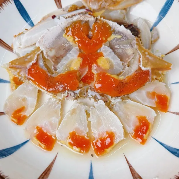 舟山红膏呛蟹咸炝蟹（3-4两/只）签收冷冻保存顺丰快递