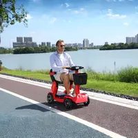 智能可折叠四轮老年人代步电动车老人方便实用超长续航老年代步车