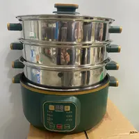 电蒸锅多功能家用三层不锈钢蒸箱大容量F3