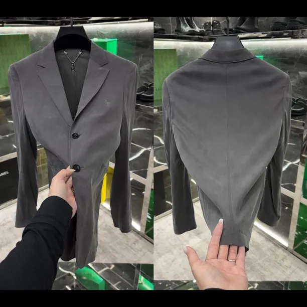 夏季高品质男士铜氨丝超薄面膜款西服