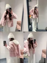 浩哥女装铭顺●粉雾漫漫HGQ5WT3275A全羊毛外套预秋冬短款时减龄