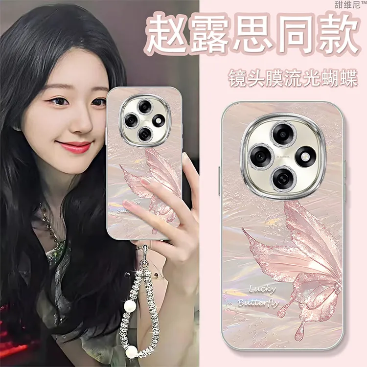 自带镜头膜适用OPPOA6PRO手机壳新款防摔高级感A6GT蝴蝶全包A6I