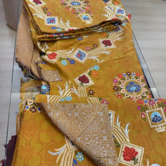 男士康巴藏袍藏服  印度锦缎服纯手工民族服饰藏装高品质