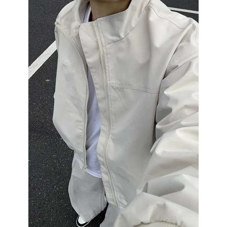 cleanfit短款工装外套男秋季硬汉穿搭三防立领冲锋衣美式飞行夹克